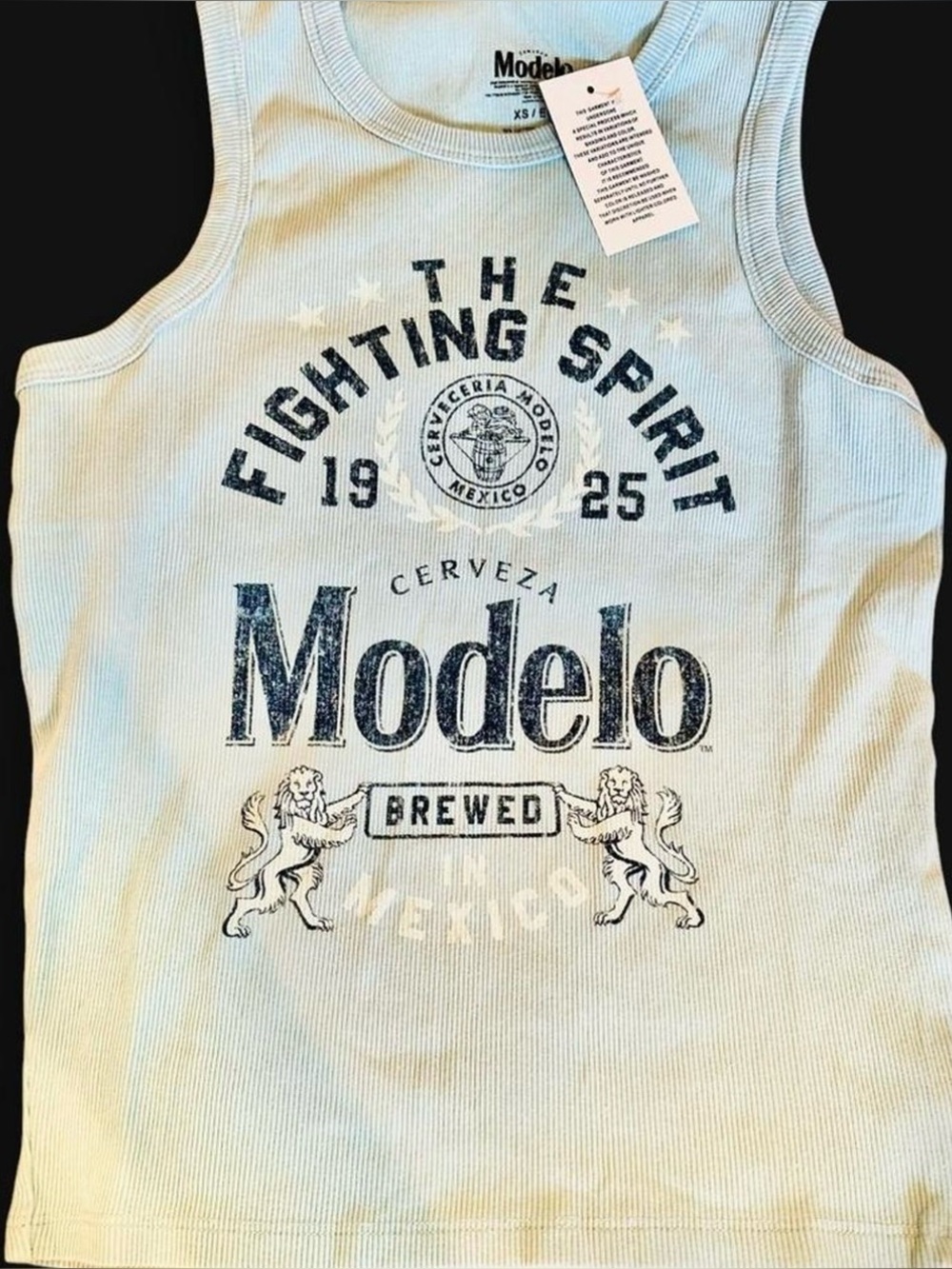 Modelo XS Light Blue Tank Top NWT